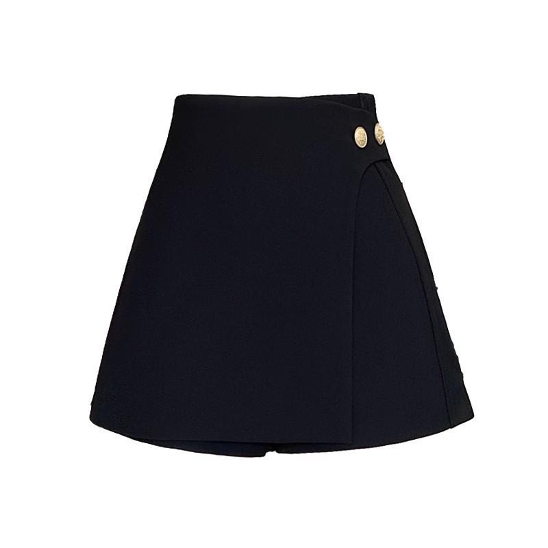 Petite Women's High-Waist Bootcut A-Line Skirt Shorts - Spring Collection