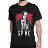  Buffys The Vampires Slayers Spike  T Shirts Men's  100% Cotton Leisure T-Shirt Crewneck Fashion Tees Short Sleeve Tops Original
