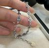 Antiqued S925 Sterling Silver Retro Cross Bracelet - Classic Summer Handcrafted Jewelry Design.