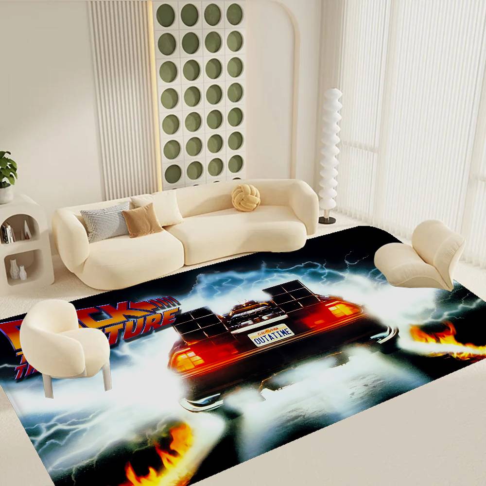 B-Back To The Future Entrance Door Mat Washable Non-Slip Living Room Sofa Chairs Area Mat Kitchen Welcome Doormat