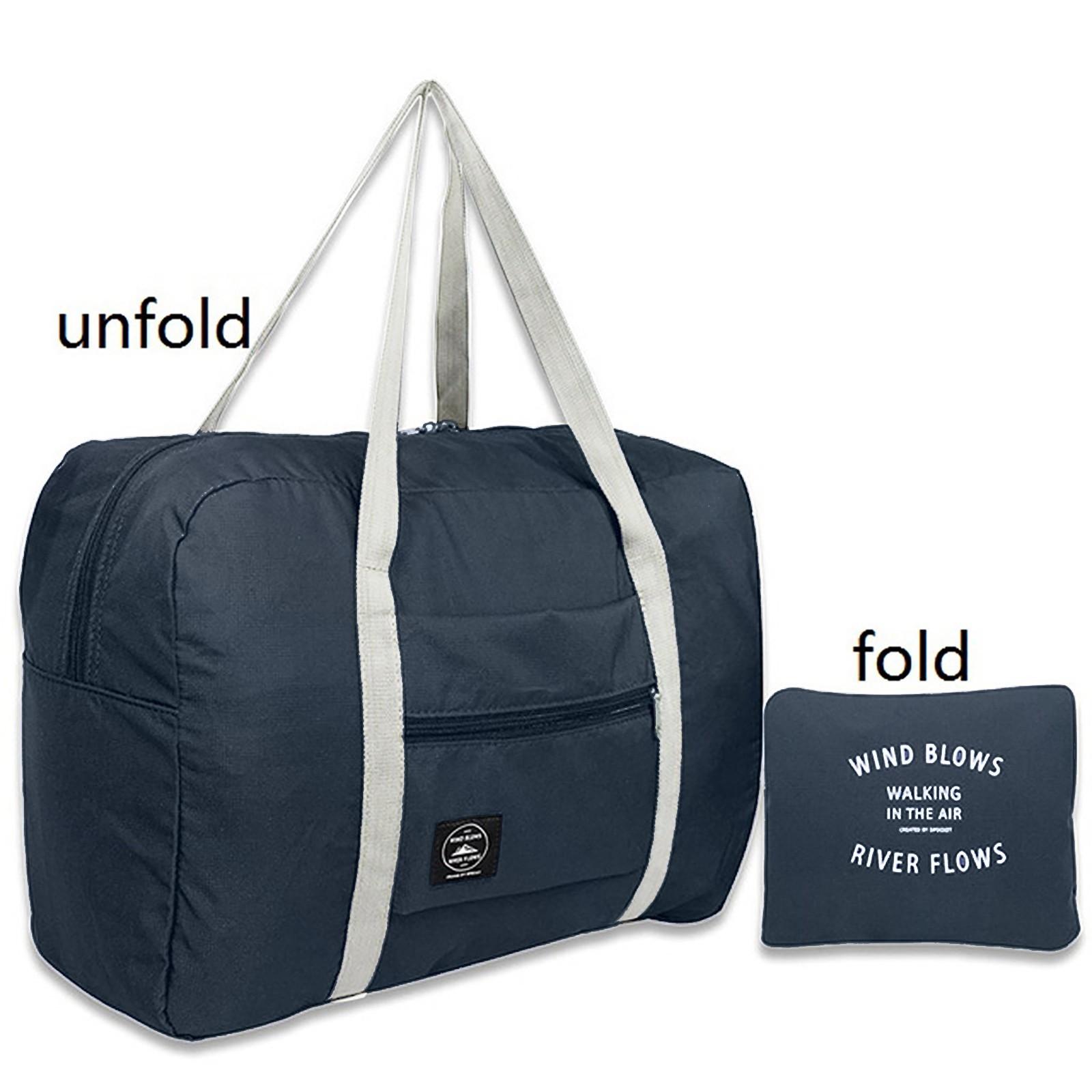 

Модная дорожная сумка большой емкости для мужчин и женщин, дорожная сумка для переноски багажа темно-синий