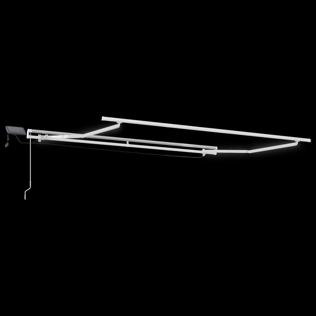 Retractable Awning Sand 500 X 300 Cm Fabric and Aluminum