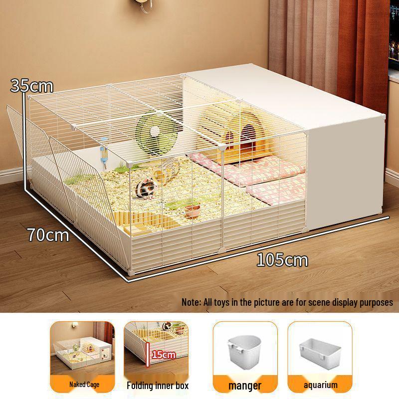 Golden Bear Large Hamster Cage - Spacious, Anti-Escape, Easy To Clean, Luxury Design, Full Set With Shipping Included