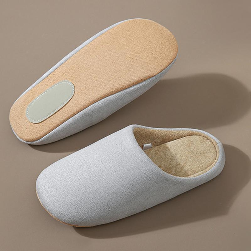 Fashion Crestar Winter Fur Women Slippers New Soft Short Plush Home Slippers Indoor Non-slip Silent Flat Cotton Shoes Warm Fuzzy Slides