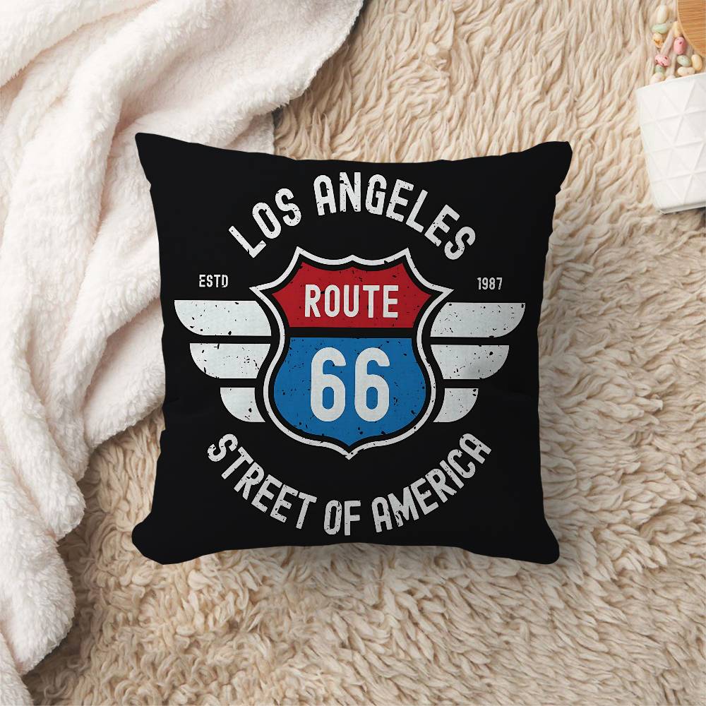 RRoute Office Cushion Pillowcase Car Cushion CoverXCM Lumbar Pillowcase Sofa Pillowcover