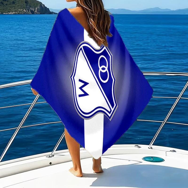 Blue Shield Emblem Millo-narios Beach Towel - Soft, Absorbent Microfiber, Lightweight, Ideal for The Beach, Parties, Travel, Camping fan gifts