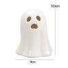Led Ghost Lights Ceramic Ghost Decorations Ceramic Ghost Led Light Up Decor Small White Figurine Halloween Ornaments