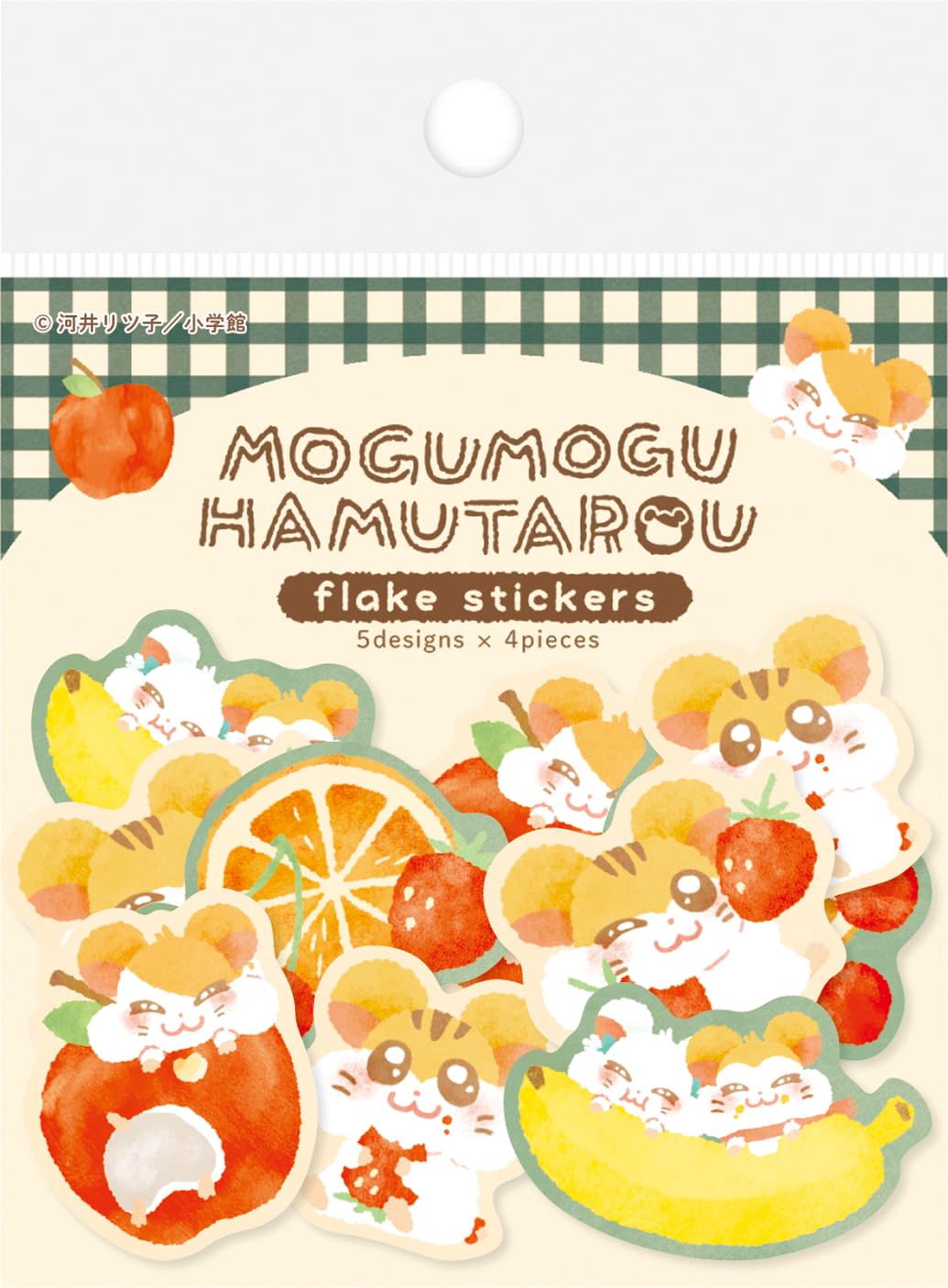 

Furukawa Paper Hamtaro Washi Flake MOGUMOGU HAMUTAROU QSA325 Co., Ltd. Stickers, Stickers, Fruit,