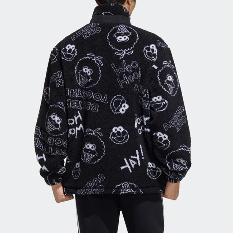 adidas Neo X SESAME STREET Jacket Unisex Black HD7299