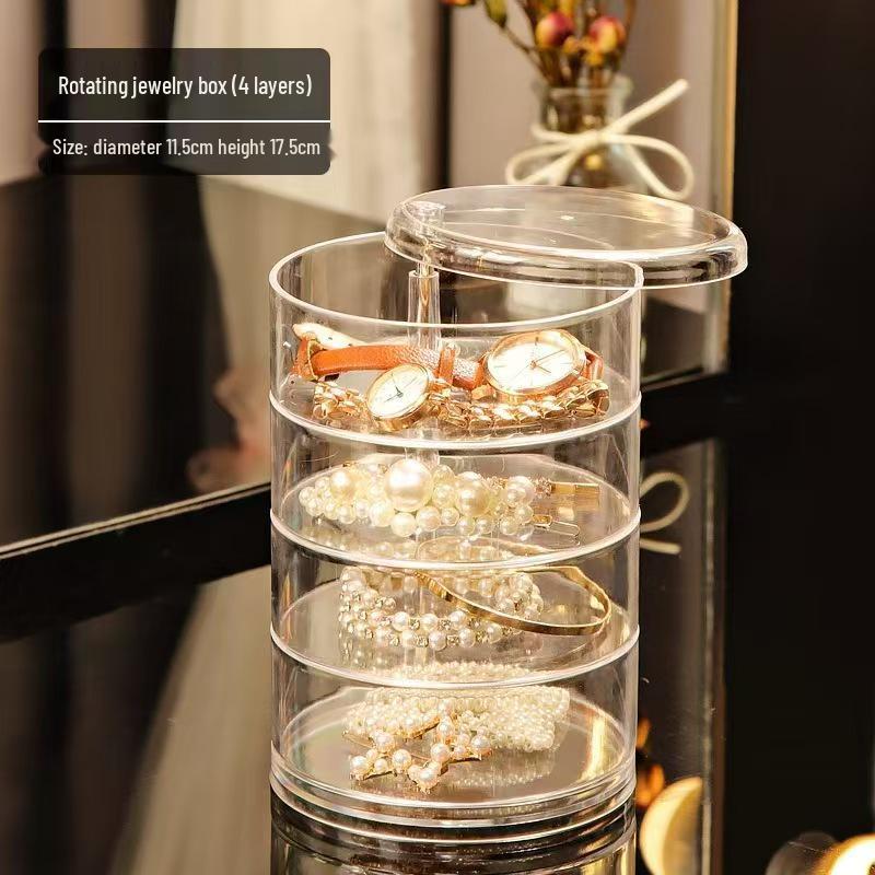 Trendige Schmuckaufbewahrungsbox für Armbänder, Ohrringe und Haarschmuck – Perfekt für Mädchen-Schreibtische