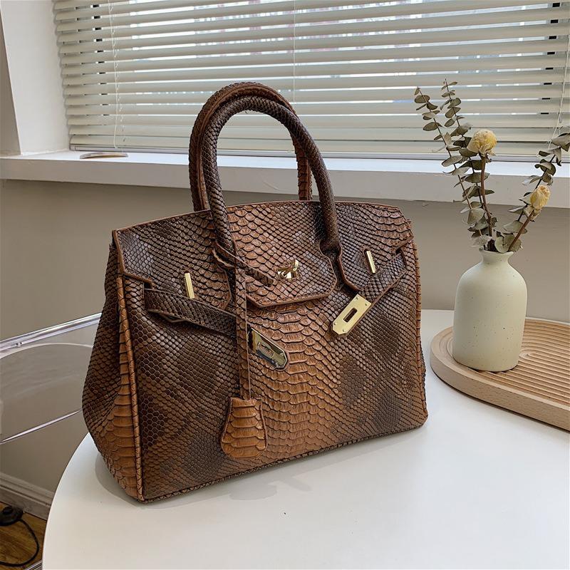 

Новая платиновая сумка с рисунком змеи, портативная, на плечо, через плечо, женская сумка