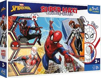 TREFL 41006 Puzzle 24 SUPER MAXI Spiderman goes into action