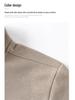 Men's Versatile Casual Half-Zip Long-Sleeve Stand Collar Hoodie Pullover for Autumn and Winter