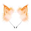 Animals Cat Ears Headband JK Furry Cosplay Headwear Sweet Wolf Dog Hair Band  Halloween