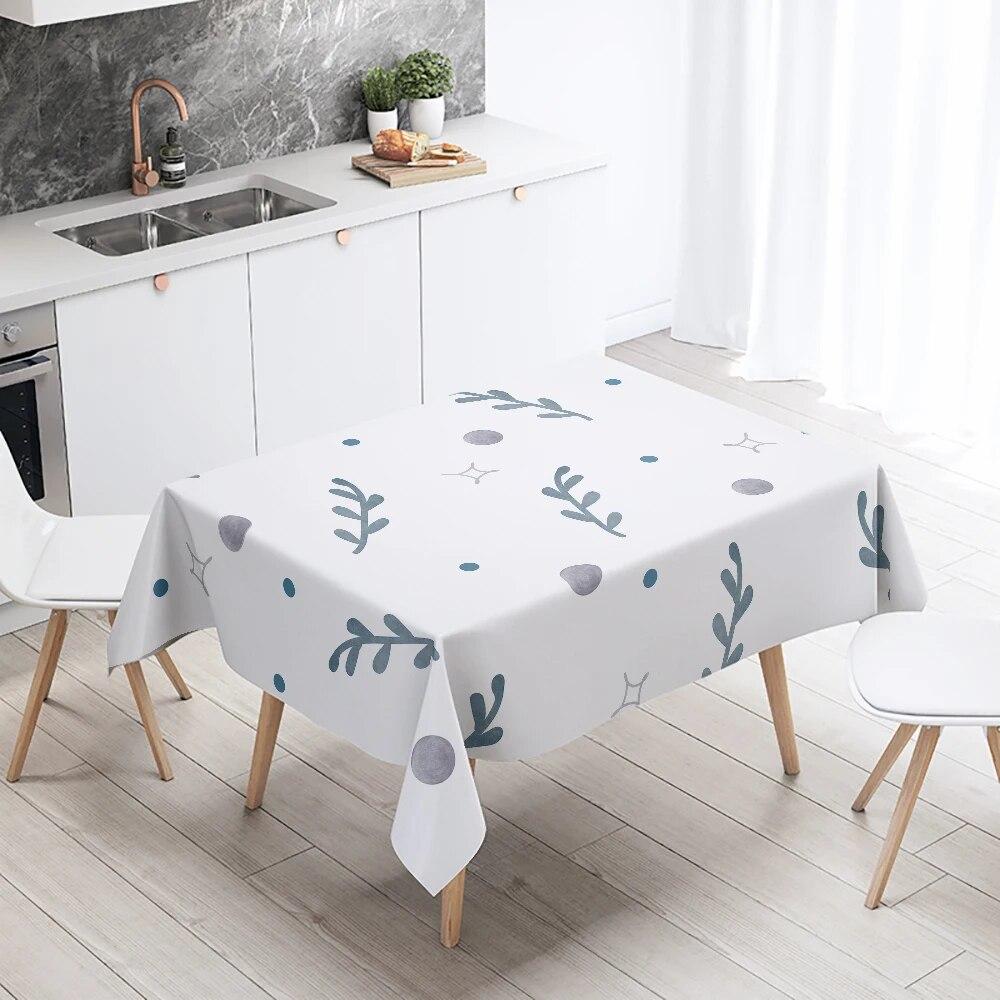 Boho Geometric Tablecloth Waterproof Rectangular  Wedding Party Restaurant Table Banquet Decor Kitchen Home