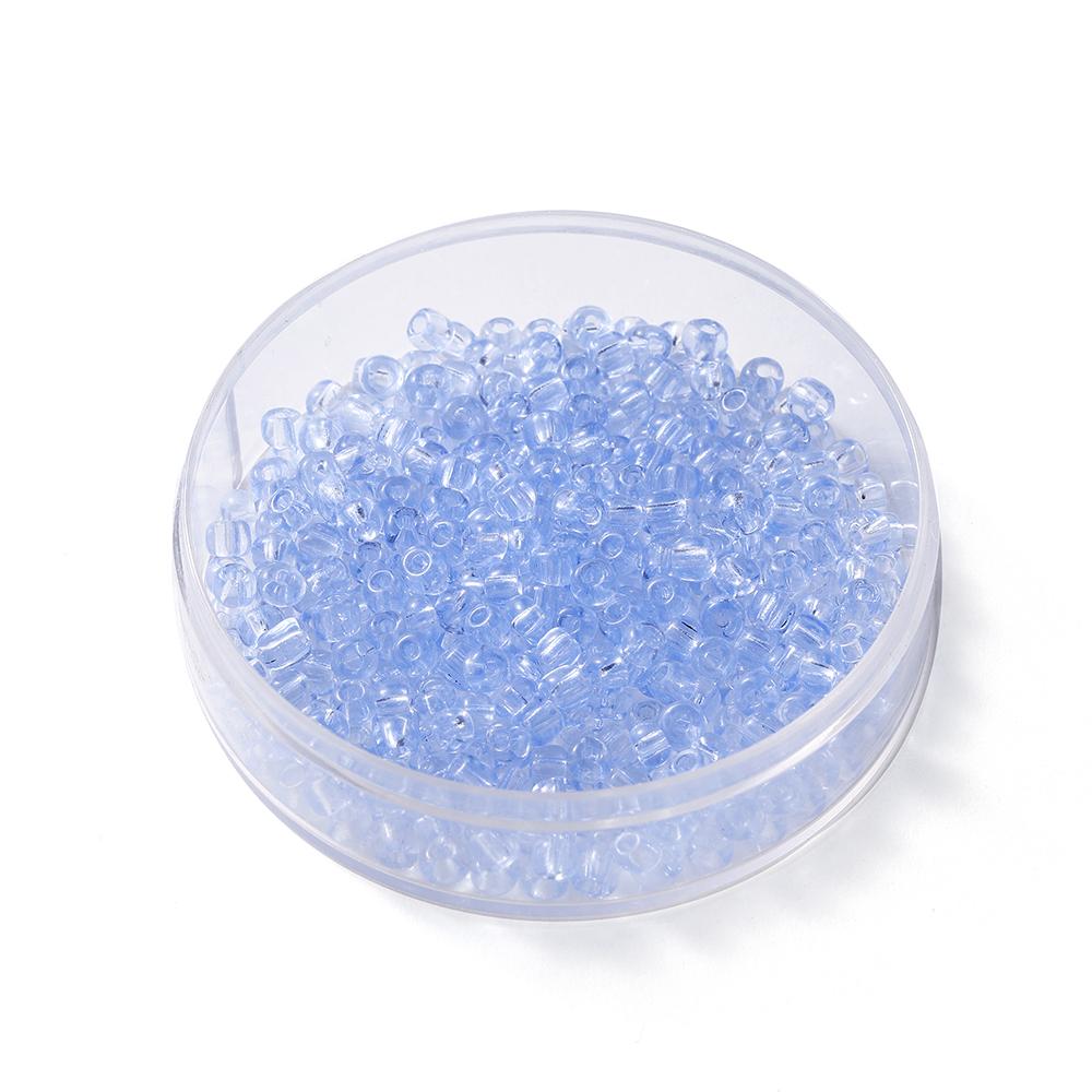 300Pcs/Lot 4mm Transparent Glass Round Loose Spacer Seed Beads For Jewelry Making Handmade DIY Bracelet Necklace Accessories