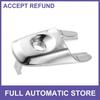 Front Left Exterior Door Handle Lock Cover Cap for Ford Edge Chrome Tone