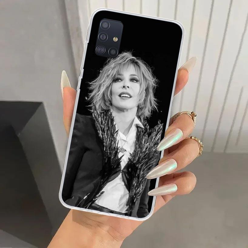 

Mylene Farmer Phone Case for Samsung Galaxy A52 A32 A22 A12 A02S A50S A30S A10S Note 20 Ultra 10 Plus S10 A31 A20 A71 A72 Galaxy Samsung Note 10