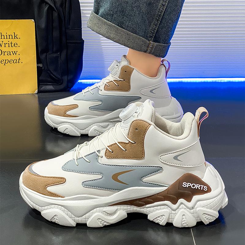 Autumn and winter new high-top sports and leisure height-increasing dad trendy shoes