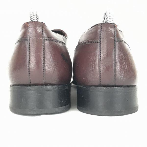 80er-90er Vintage/NUNN BUSH/Leder Balmoral Straight Tip/10E/27.5/Rötlich Braun/Kleid-/Businessschuhe(GEBRAUCHT)