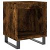 Table de chevet - Maison Exclusive - Chêne fumé - Bois d'ingénierie - 1 compartiment