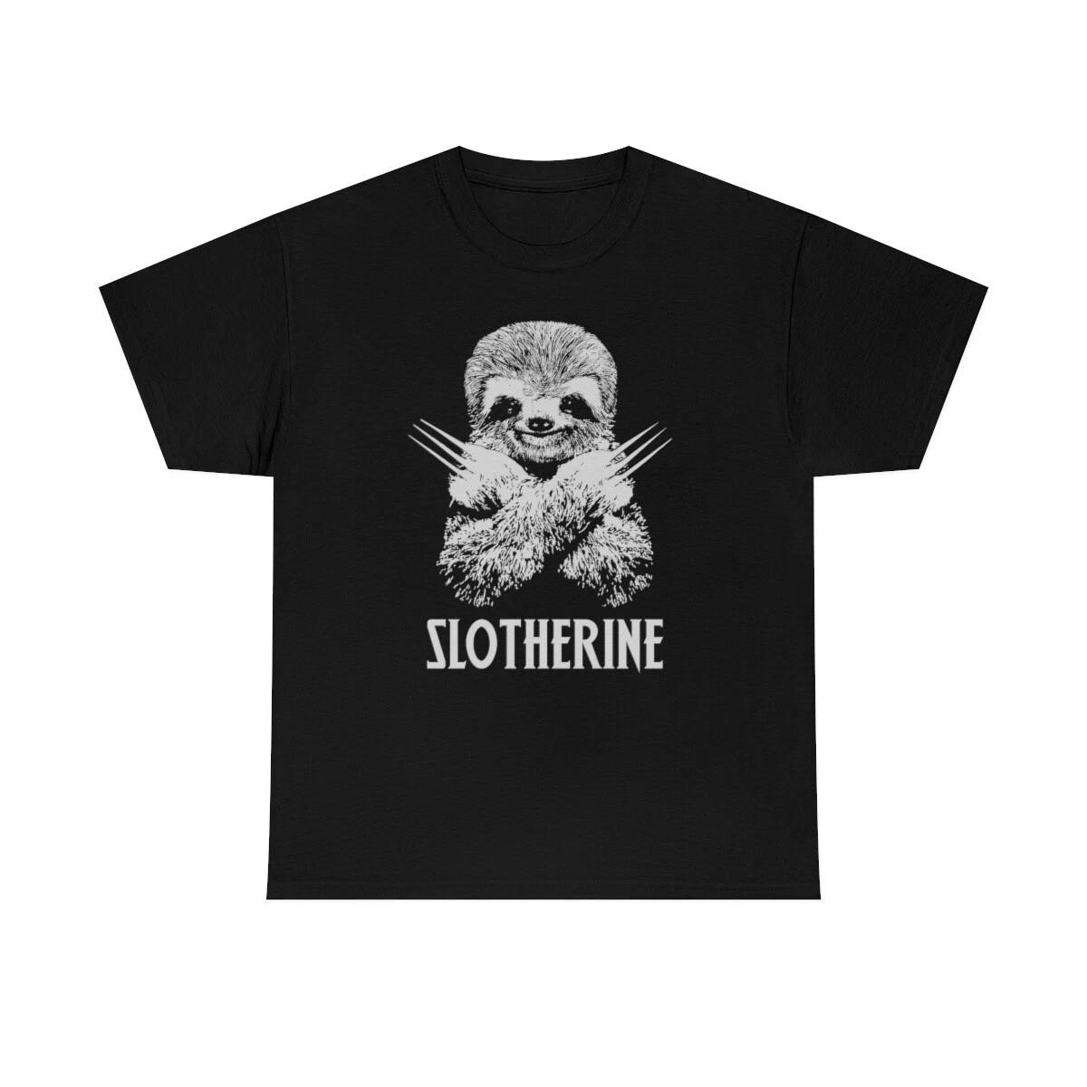 Slotherine Funny Action Hero T-Shirt 2XL