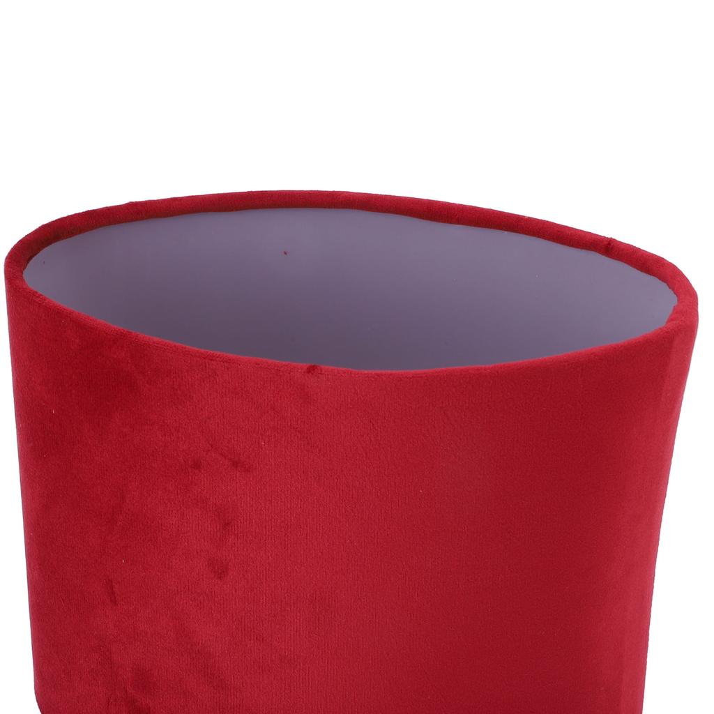 Oval Lamp Shade Cloth Lampshade E27 E14 Universal Use Modern Lamp Cover for Table Floor Lamp Burgundy