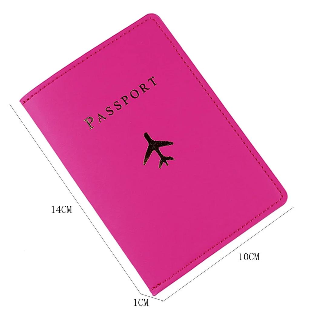 Fashion New Travel Passport Cover Women Men Passport Credit Card Holder Case PU Leather Business Card Passport Wallet