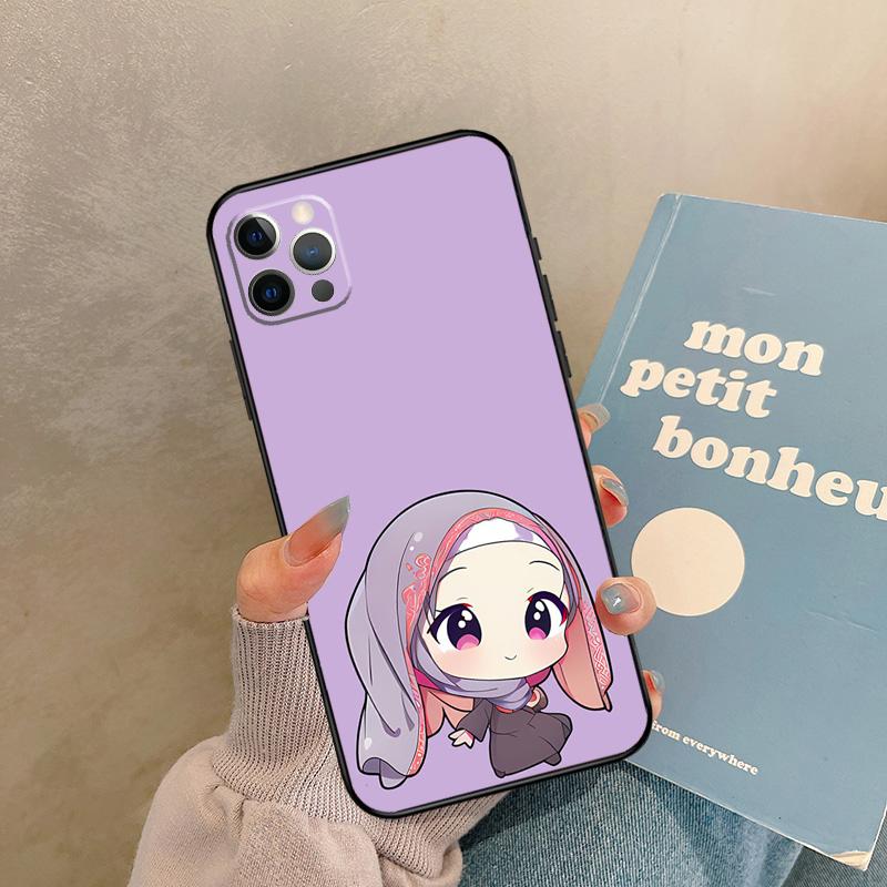 Muslim Arabic Hijab Girl Phone Case For iPhone 17 Pro Max Cover Coque For iPhone 17 Air 17 Pro Capa