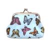 Portamonete Piccolo da Donna, Portamonete Vintage in Pelle PU, Portamonete a Bacio Farfalla, Tascabile, Mini Portamonete per Donne