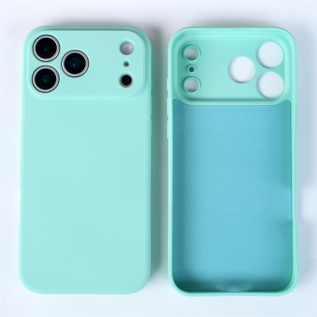 For iPhone 17 Pro Max 17 Pro 17 Air silicone Back cover lens Protection Cover Shockproof Soft Simple Solid Color Phone Case