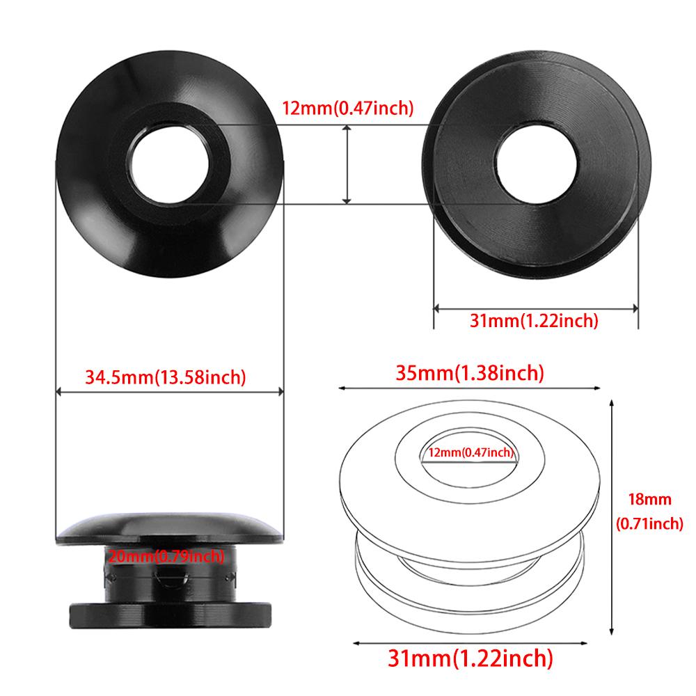 Car Universal Shift Knob Stopper Shifting Head Limiter Fixed Base Gear Head Buckle Aluminum Car Gear Knob Limiter