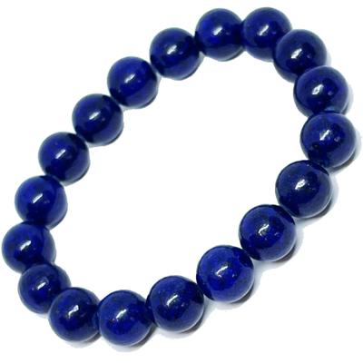 [hibikurasu] Blauer Granit Kraftstein Armband Rosenkranz (10 mm)