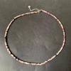 3mm Faceted Natural Stone Necklace with Citrine, Agate, Tourmaline, and Moonstone Beads