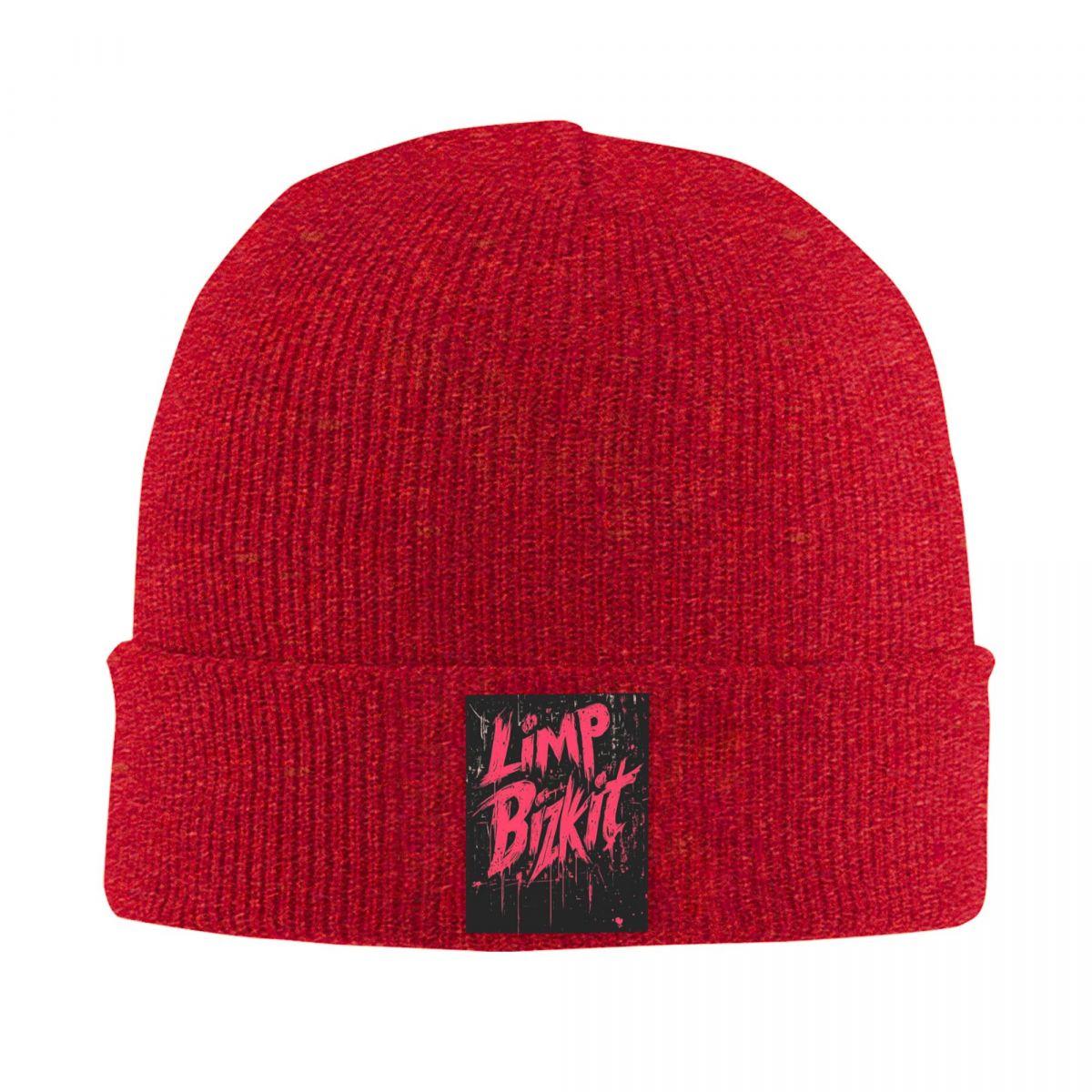 

Limp Bizkit Warm Knitted Cap Hip Hop Bonnet Hat Autumn Winter Outdoor Beanies Hats for Unisex Adult One Size