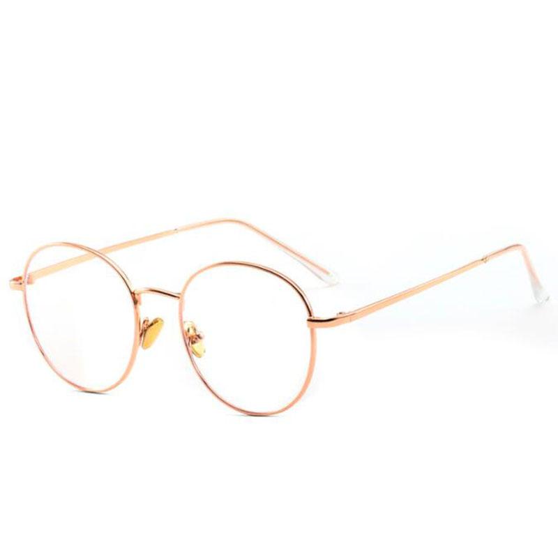 Stainless Steel Oval Prescription Glasses1.56 Aspherical Green Coated Nearsighted Metal Short-sight Eyewear 0 -0.5 -0.75 To -6.0