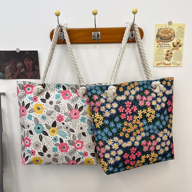 Fashionable Single-shoulder Bag Tote Bag Large-capacity Beach Bag Casual Handbag