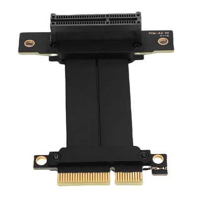 Καλώδιο Επέκτασης Κάρτας Γραφικών Gen 4 GPU PCIE 4.0 X4 Riser Cable 8GB s 90 Μοιρών για M.2 WiFi USB Κάρτα Ήχου SSD