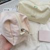 Cute Cosmetic Bag Yellow Pink White Makeup Pouch Portable Travel Toiletry Cosmetic Organizer Storage Bag for Women