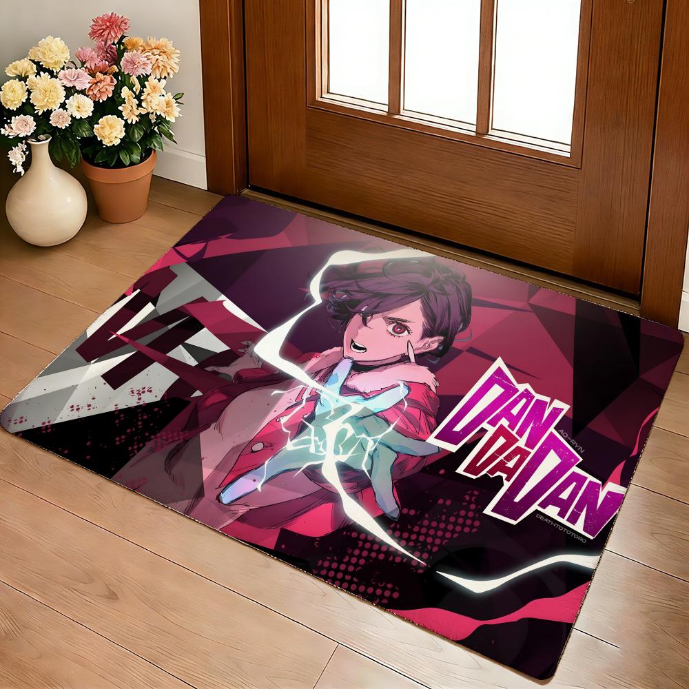 Anime Hot D-DandadanS Floor Mat Cozy Flannel Soft Thick Non-Slip Mat For Living Room Bedroom Kitchen Decor Rugs
