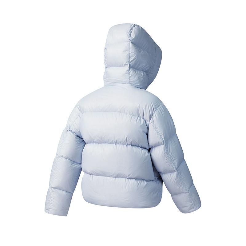 FILA Fitness Fashion Simple Personality Trendy Casual Sports Versatile Fresh Warm Short Hooded Down Jacket Women outerwear Kentucky-Blue A51W541903FBU