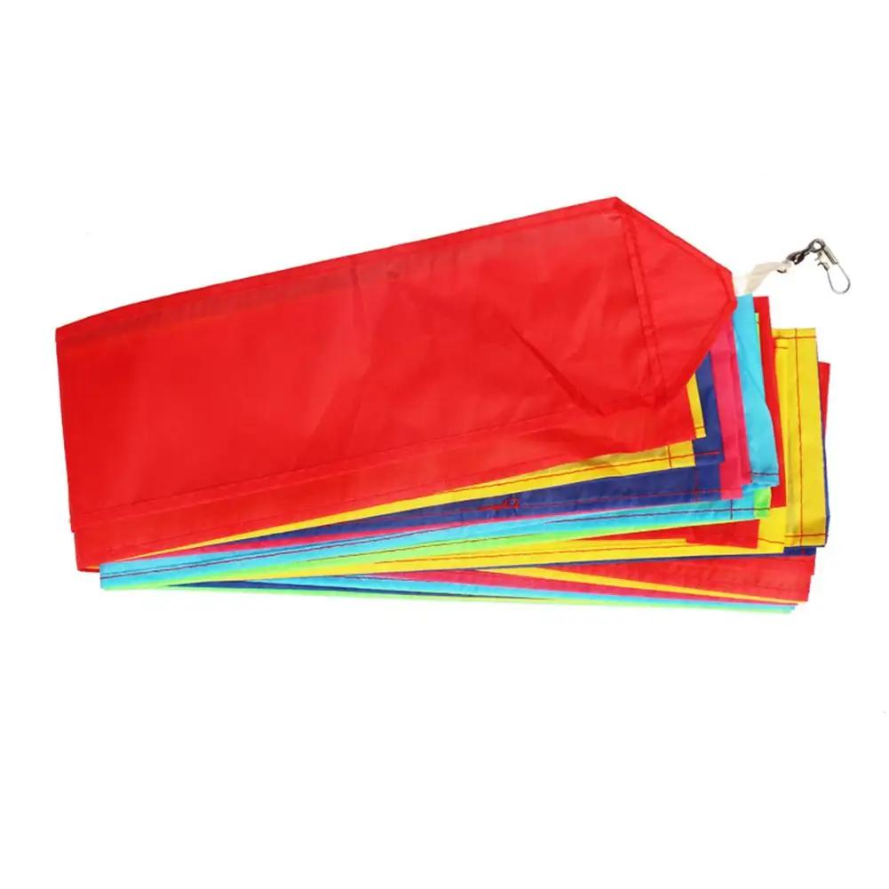 10m Kite Tail Rainbow Ribbon For Single Line/Dual Line Kite Kids Beach Play Party Outdoor Sport Kite Accessories E2O2