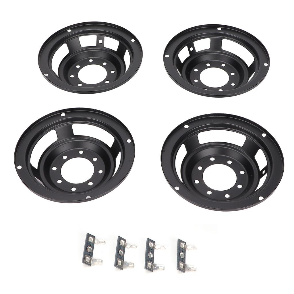 4pcs 4 Inch Speaker Basin Stand Subwoofer Iron Frame Basket for DIY Speakers Repairment