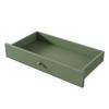Schlafsofa Flieks 90x200 Tagesbett mit Stauraum, Funktionsbett mit 2 Schubladen, Grün