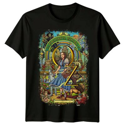 Trollmannen fra Oz (1939) T-skjorte inspirert av filmplakat Retro 30-talls Tee Unisex