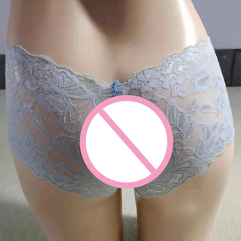 1Pc Sexy Lace Transparent Panties Women Briefs Low Waist Soft Lingerie Comfortable Female Underwear Girls Intimates Panties