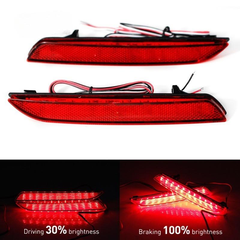 LED Brake Light Compatible with Honda Odyssey 2015 Fit Car Accessories Rear Bumper Modification High Brightness Tail Light