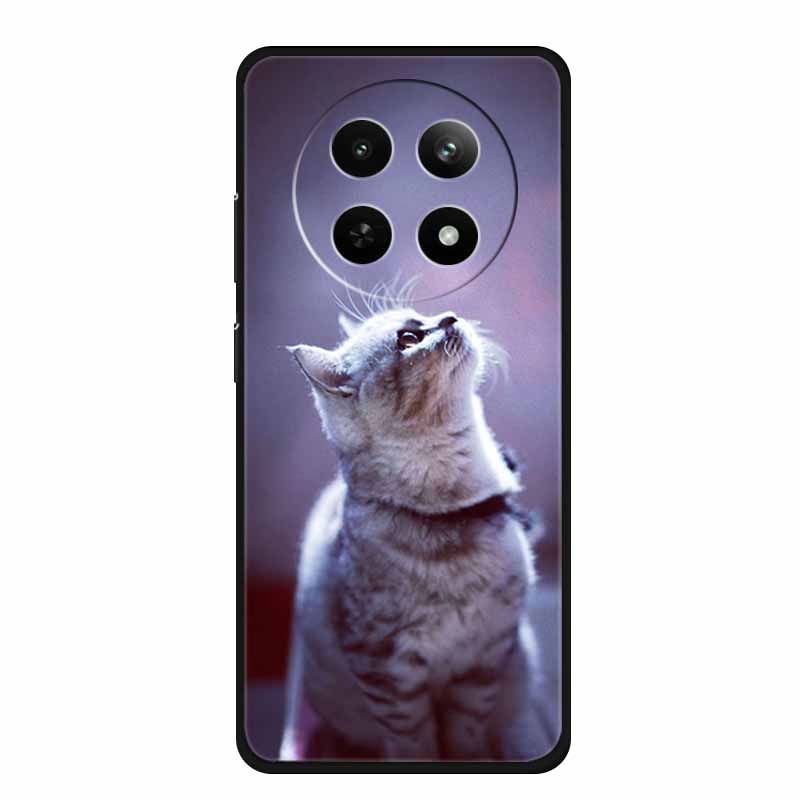 For Realme 13+ 5G Case Animals Soft Silicone TPU Phone Cases Back Cover For OPPO Realme 13 Plus 5G RMX5002 Wolf Protector Coque