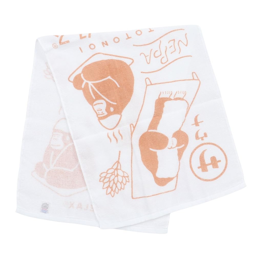 Pine Create Relaxing Hinoki W35 H85 Item 23P44770 Towel, Beige, Size Approx. Cm, No.