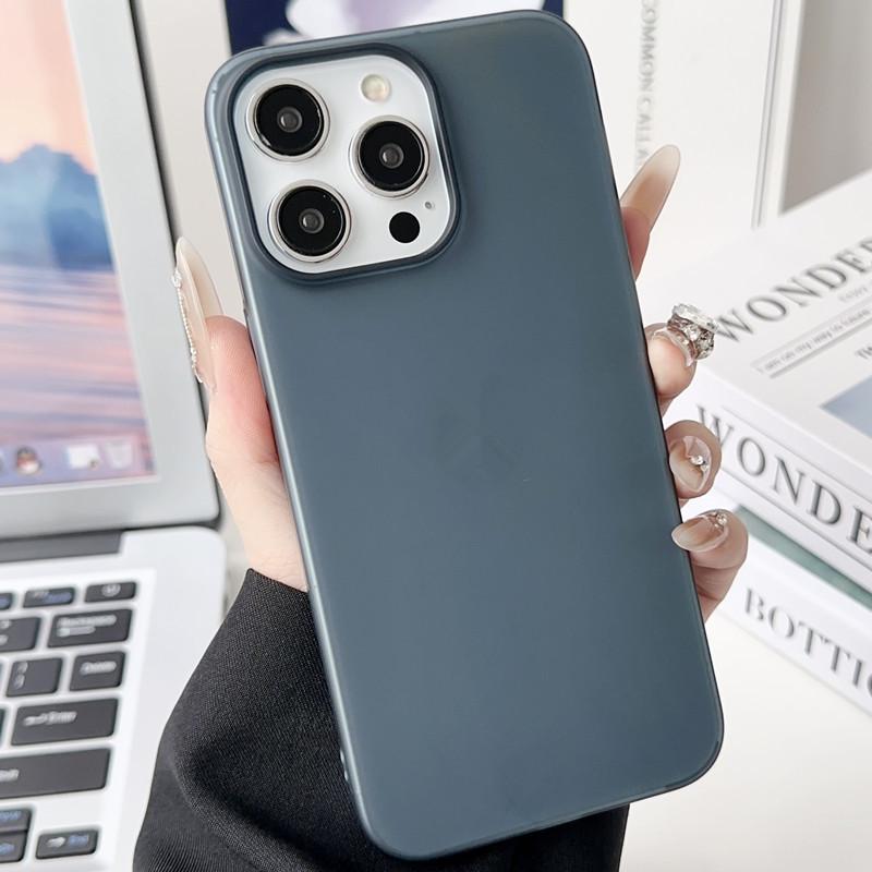 iPhone 11/13/14/15/16e/17Pro Case: Solid & Transparent, Premium Feel, Simple Design